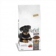 REFLEX YAVRU KÖPEK MAMASI - KUZU ETLİ PİRİNÇLİ 15 KG.
