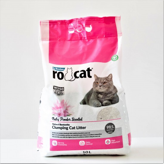 RO CAT KEDİ KUMU - PUDRA 10 LT.