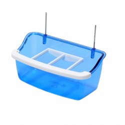 BEAKS KUŞ YEMLİĞİ - TELLİ IZGARALI YEMLİK - MAVİ  - SB006