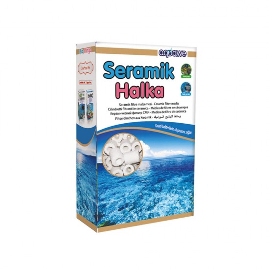 Tİ SERT FİLTRE MALZEMESİ - AQUAWE SERMAİK HALKA 350 GR.